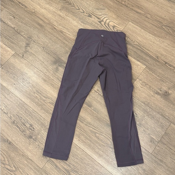 Lululemon Align Plum Cropped Leggings  6 - Picture 4 of 7